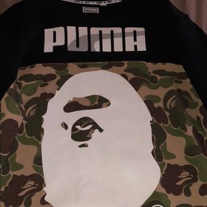 Bape Puma Men Sweater Size Large